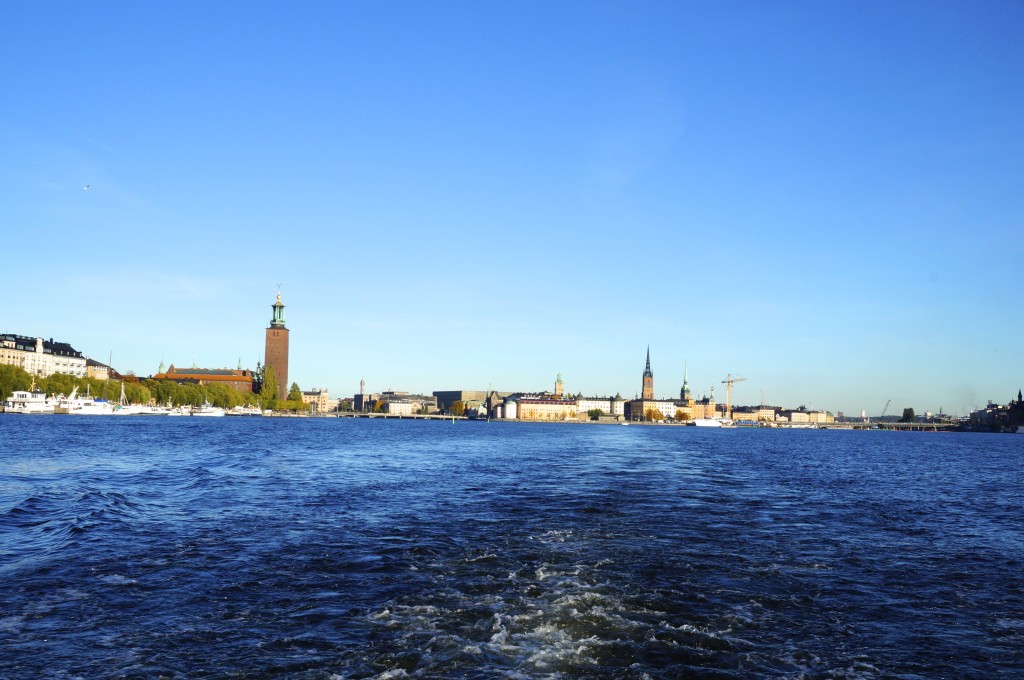 the boat tour started from the port next to kungsträdgarden in front of the grand hotel. some say the best way to see the beauty of stockholm is from the water