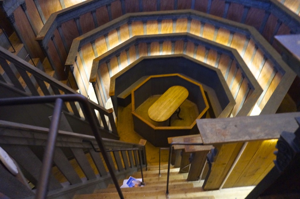 we also visited the gustavianum university museum where we were were able to see the old anatomical theatre