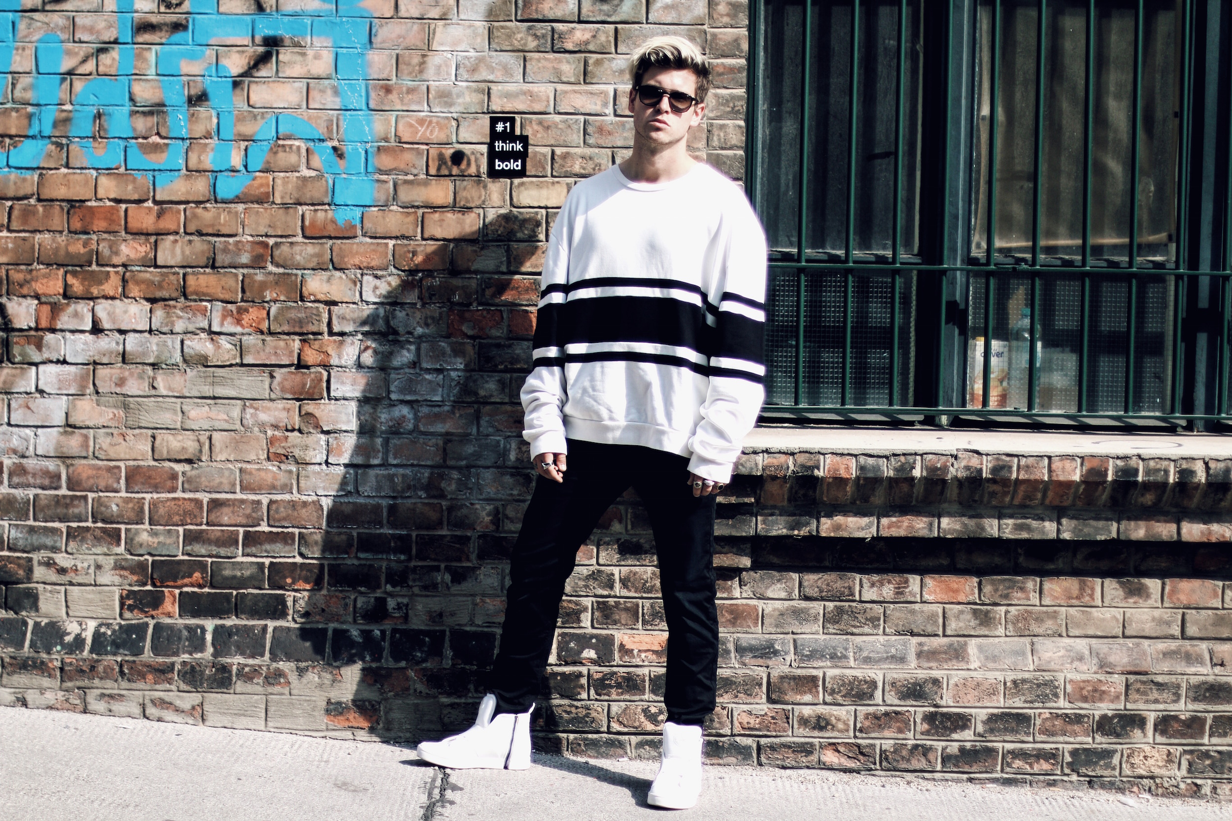 Diesel #forsuccessfulliving campaing think bold outfit black and white by Meanwhile in Awesometown Austrian Mens Fashion and LIfestyle Blogger Modeblogger10